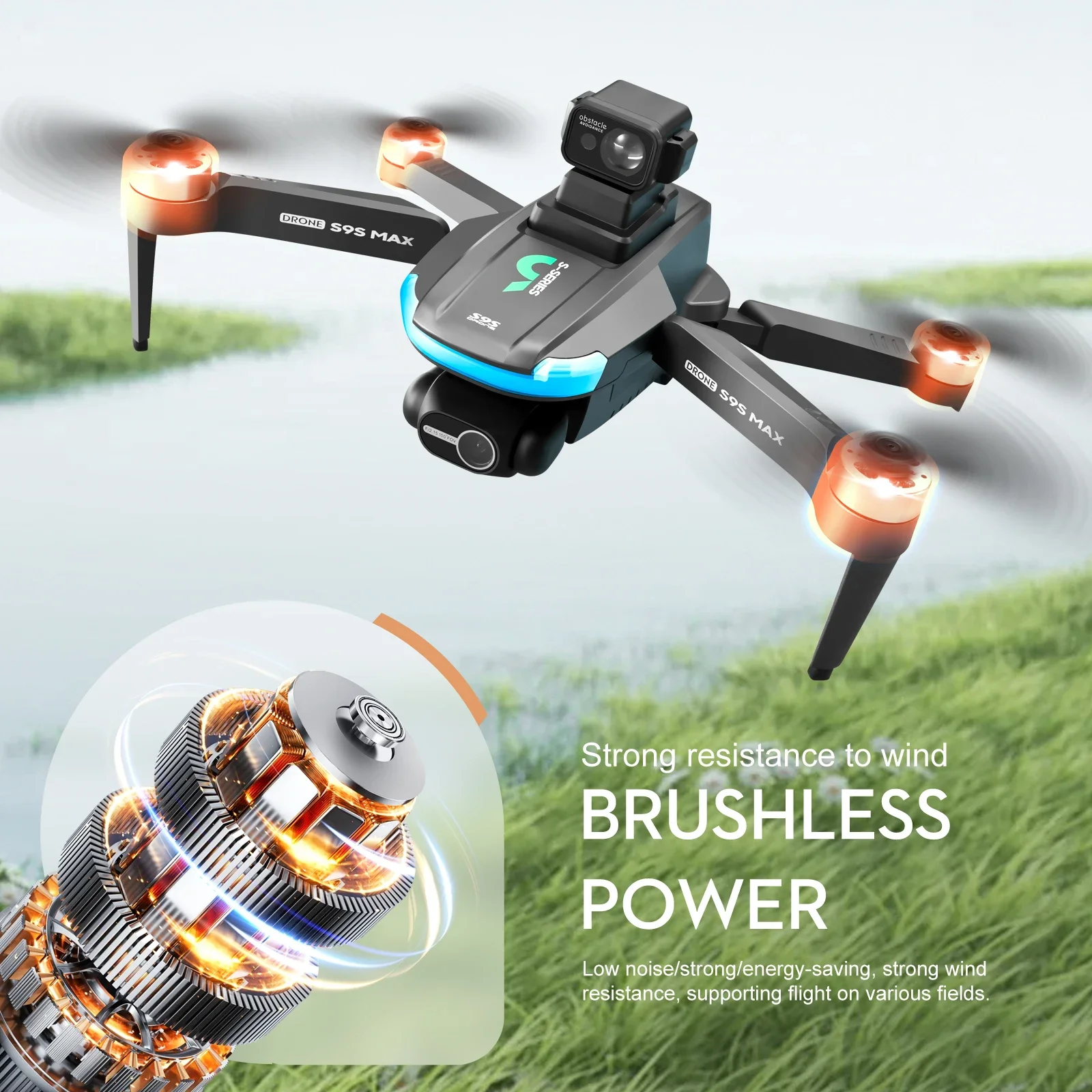 NEW S9S MAX MINI Drone 4K 2-Ax - Drone Video Production recension och pris