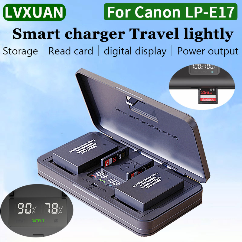 LVXUAN LP-E17 Battery Charger, - Canon Camera Eos R50 recension och pris