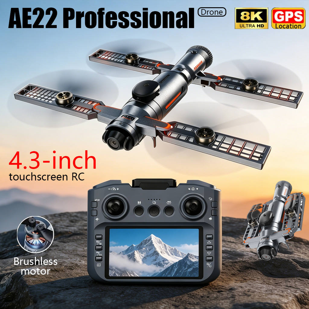 Upgraded AE22 PRO MAX Foldable - Drone Video Production recension och pris